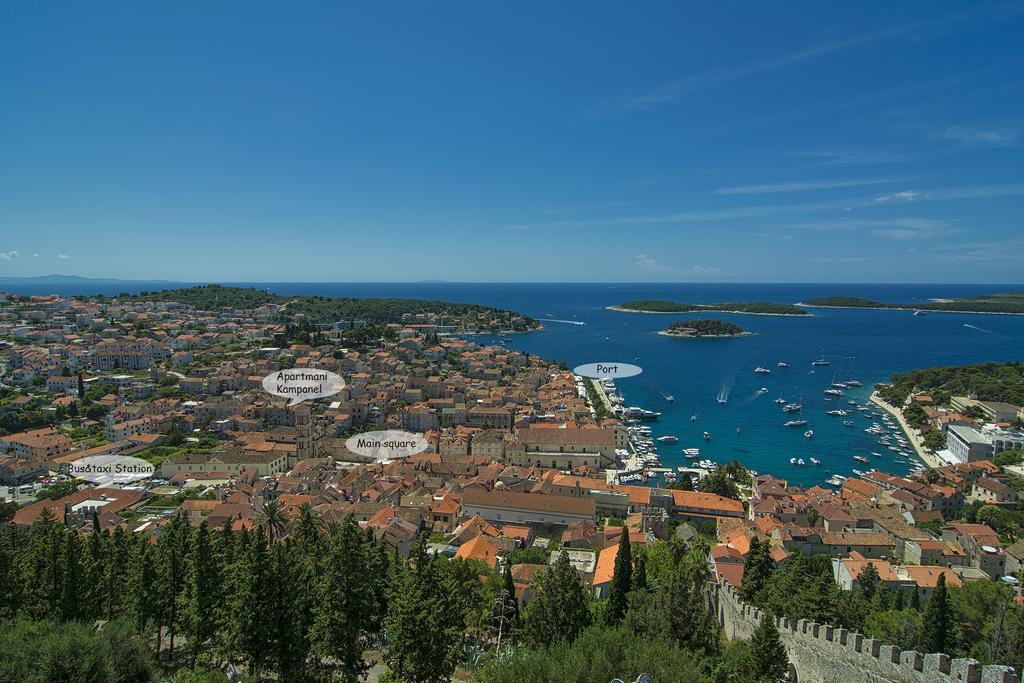 Apartments&Rooms Kampanel Hvar Town Exterior foto